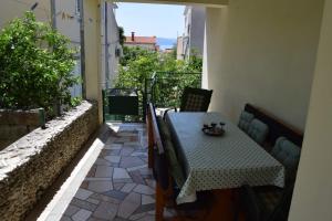 Balkón nebo terasa v ubytování Apartman Linda