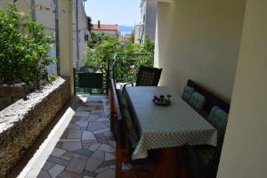 Balkón nebo terasa v ubytování Apartman Linda