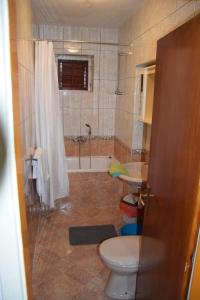 Koupelna v ubytování Apartman Linda