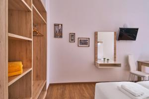Posteľ alebo postele v izbe v ubytovaní Emmanouela's Apts