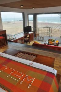 Ruang duduk di Laya Safari Resorts & Spa