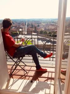 A balcony or terrace at I Ninni