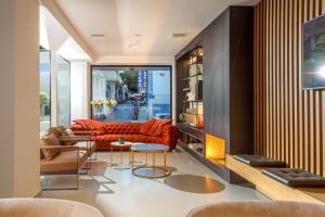 Posezení v ubytování DOM Boutique Hotel