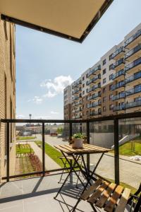 Balkón alebo terasa v ubytovaní Apartments Zajezdnia Wrzeszcz Gdańsk Grudziądzka by Noclegi Renters