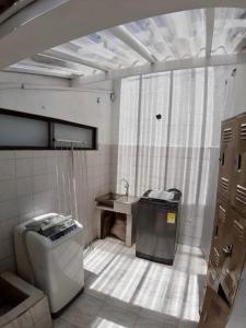 Istumisnurk majutusasutuses Aloha Hostel