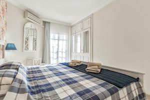 Posteľ alebo postele v izbe v ubytovaní Apartment with large terrace in Terrazas del Duque