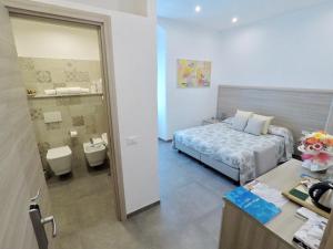 Koupelna v ubytování Mare dentro rooms