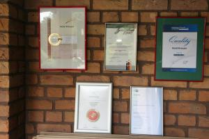 Certifikát, hodnocení, plakát nebo jiný dokument vystavený v ubytování Hotel Kreuzer