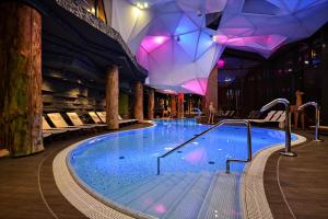 Bazén v ubytovaní Hotel Żubrówka Spa & Wellness alebo v jeho blízkosti