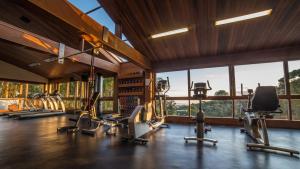 Fitness centrum a/nebo fitness zařízení v ubytování Hotel Toriba