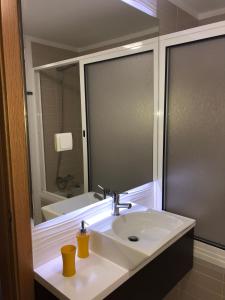 Koupelna v ubytování Casa Silvana