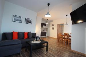 Telewizja i/lub zestaw kina domowego w obiekcie ApartDębki
