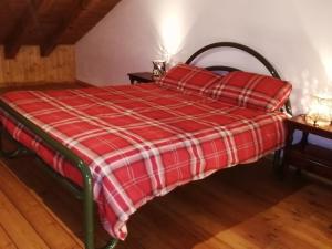 Postel nebo postele na pokoji v ubytování Maison Cenne Vda Gressan n 0030