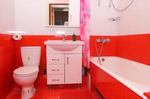Koupelna v ubytování Apartments naDobu on Poznyaki - Kiev