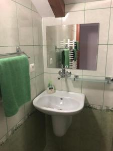 Kúpeľňa v ubytovaní Ubytovanie U Emila