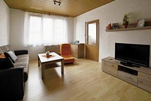 TV a/nebo společenská místnost v ubytování apartmány 2+1 u Klínovce