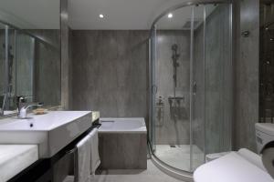 Vannituba majutusasutuses K Hotel Taipei Songjiang