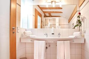 Koupelna v ubytování Hotel Binggl
