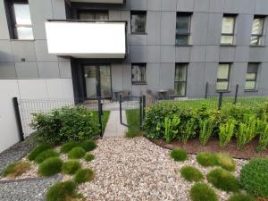 Vonkajšia záhrada v ubytovaní Loft House