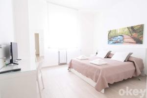 Postel nebo postele na pokoji v ubytování Casa Viviana - Bari Policlinico