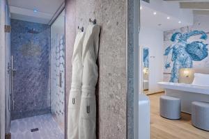 Koupelna v ubytování Ausonia Hungaria Wellness & Lifestyle