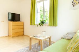Televízia a/alebo spoločenská miestnosť v ubytovaní Haus Elisabeth