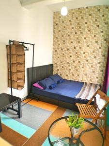 Ліжко або ліжка в номері Lavender@Guesthouse