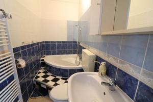 Koupelna v ubytování Guesthouse Veles