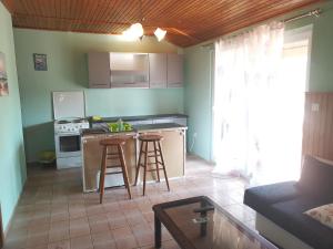 Kuchyň nebo kuchyňský kout v ubytování Apartments Sandra
