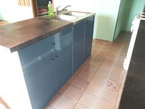 Kuchyň nebo kuchyňský kout v ubytování Apartments Sandra