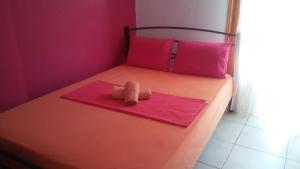 Postel nebo postele na pokoji v ubytování AGATHA appartments PALIOURIA