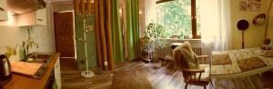 Et opholdsområde på Marburg Apartment mit Balkon & Wintergarten KEINE Monteure !