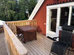 Balkón nebo terasa v ubytování Södra Lund B&B