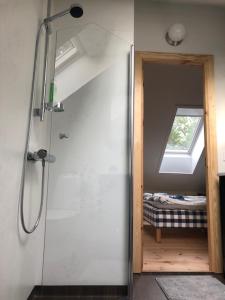 Koupelna v ubytování Södra Lund B&B