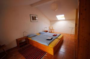 Postel nebo postele na pokoji v ubytování Nature house Jasenka