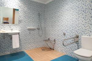 Koupelna v ubytování Hotel Bersoca
