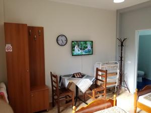 Televiisor ja/või meelelahutuskeskus majutusasutuses Berti Apartment