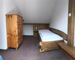 Posteľ alebo postele v izbe v ubytovaní Privat Kamzik