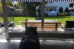 Χώρος καθιστικού στο Ferienhaus Hannes