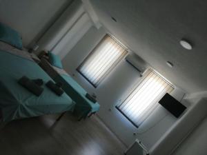 Säng eller sängar i ett rum på Ljupco Apartments