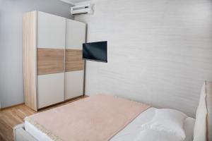Кровать или кровати в номере VIP Hotel