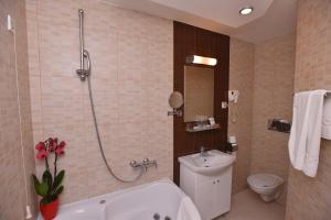 Koupelna v ubytování Hotel Beograd