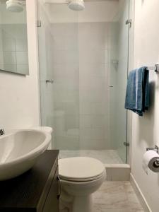 Vannituba majutusasutuses Aloha Hostel