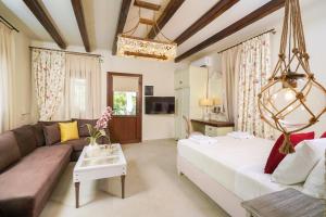 TV/trung tâm giải trí tại villa Santa Marina
