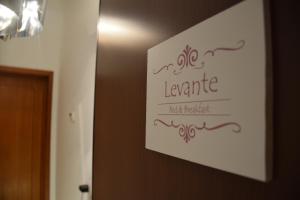 Levante tanúsítványa, márkajelzése vagy díja