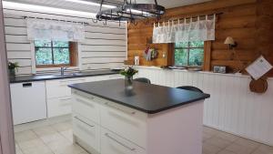 Η κουζίνα ή μικρή κουζίνα στο Villa Hulda +12 φωτογραφίες