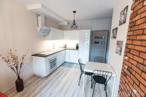 Kuchyň nebo kuchyňský kout v ubytování Cozy Apartment - Bunscha Krakow - Ruczaj