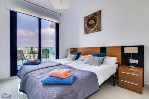 Postel nebo postele na pokoji v ubytování Apartamento Sea Senses frente al mar + 64 fotografií