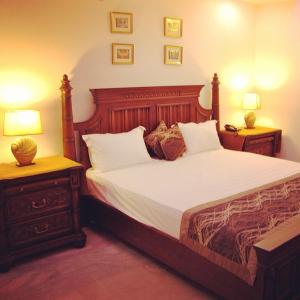Postel nebo postele na pokoji v ubytování Skylink Suites Bed & Breakfast