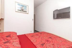 TV a/nebo společenská místnost v ubytování Apartments and Rooms Mišić